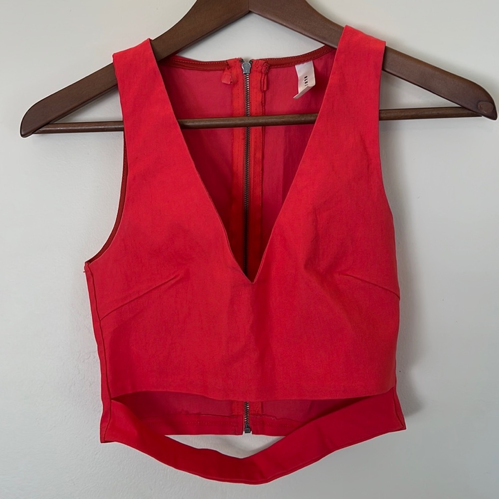 Hot Pink Bodycon Crop Top